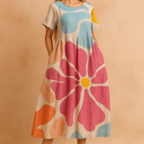Lottie| Zwiewna Sukienka Boho w Kwiaty