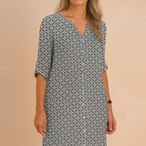 Iwona | Zwiewna Sukienka Boho w Kwiaty