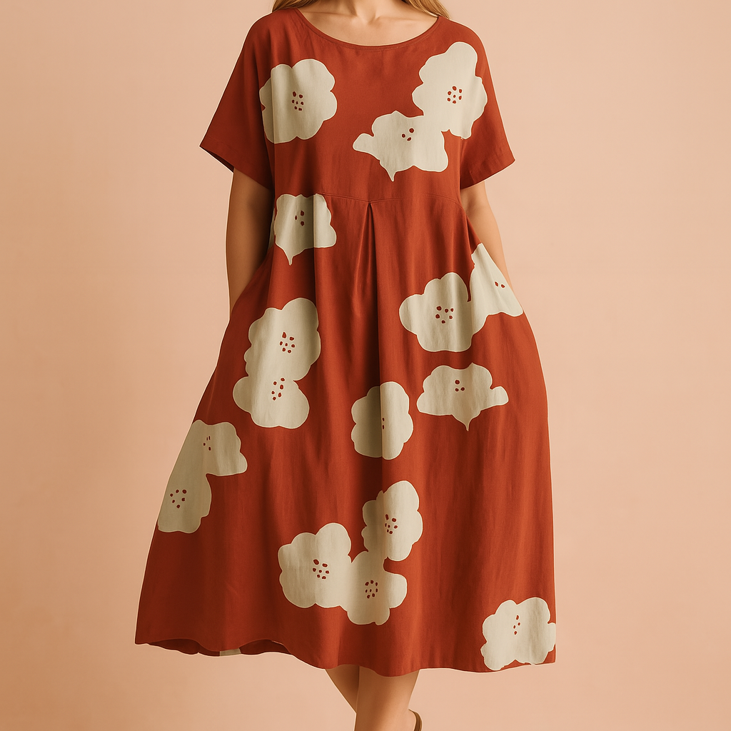 Lottie| Zwiewna Sukienka Boho w Kwiaty