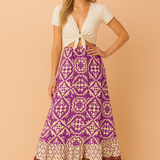 Izzy | Długa Letnia Spódnica w Stylu Retro Boho