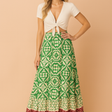 Izzy | Długa Letnia Spódnica w Stylu Retro Boho