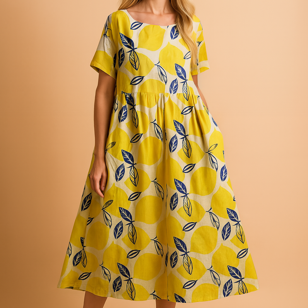 Lottie| Zwiewna Sukienka Boho w Kwiaty