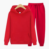 Ensemble de survêtement à capuche pour homme - Style décontracté et confortable, idéal pour le sport et la détente