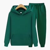 Ensemble de survêtement à capuche pour homme - Style décontracté et confortable, idéal pour le sport et la détente