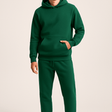 Ensemble de survêtement à capuche pour homme - Style décontracté et confortable, idéal pour le sport et la détente
