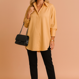Monaco | Elegancka koszulowa bluzka oversize