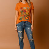 Jagoda | T-shirt z Roślinnym Motywem