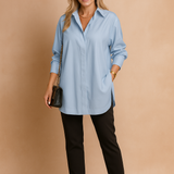 Monaco | Elegancka koszulowa bluzka oversize