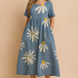 Lottie| Zwiewna Sukienka Boho w Kwiaty