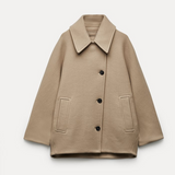 Jazzy | Oversize’owy płaszcz w stylowym wydaniu