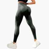 Legging femme seamless gainant anti-cellulite pour sport et fitness - compression sculptante