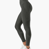 Legging femme seamless gainant anti-cellulite pour sport et fitness - compression sculptante
