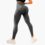 Legging femme seamless gainant anti-cellulite pour sport et fitness - compression sculptante
