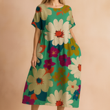 Lottie| Zwiewna Sukienka Boho w Kwiaty