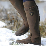 Bottes imperméables légères femme style équestre pour extérieur et quotidien